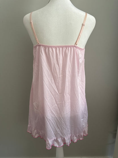 tropical pink apricot mojito slip dress