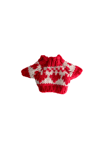 red & white