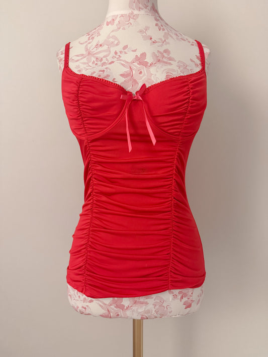 electric cherry berry martini camisole