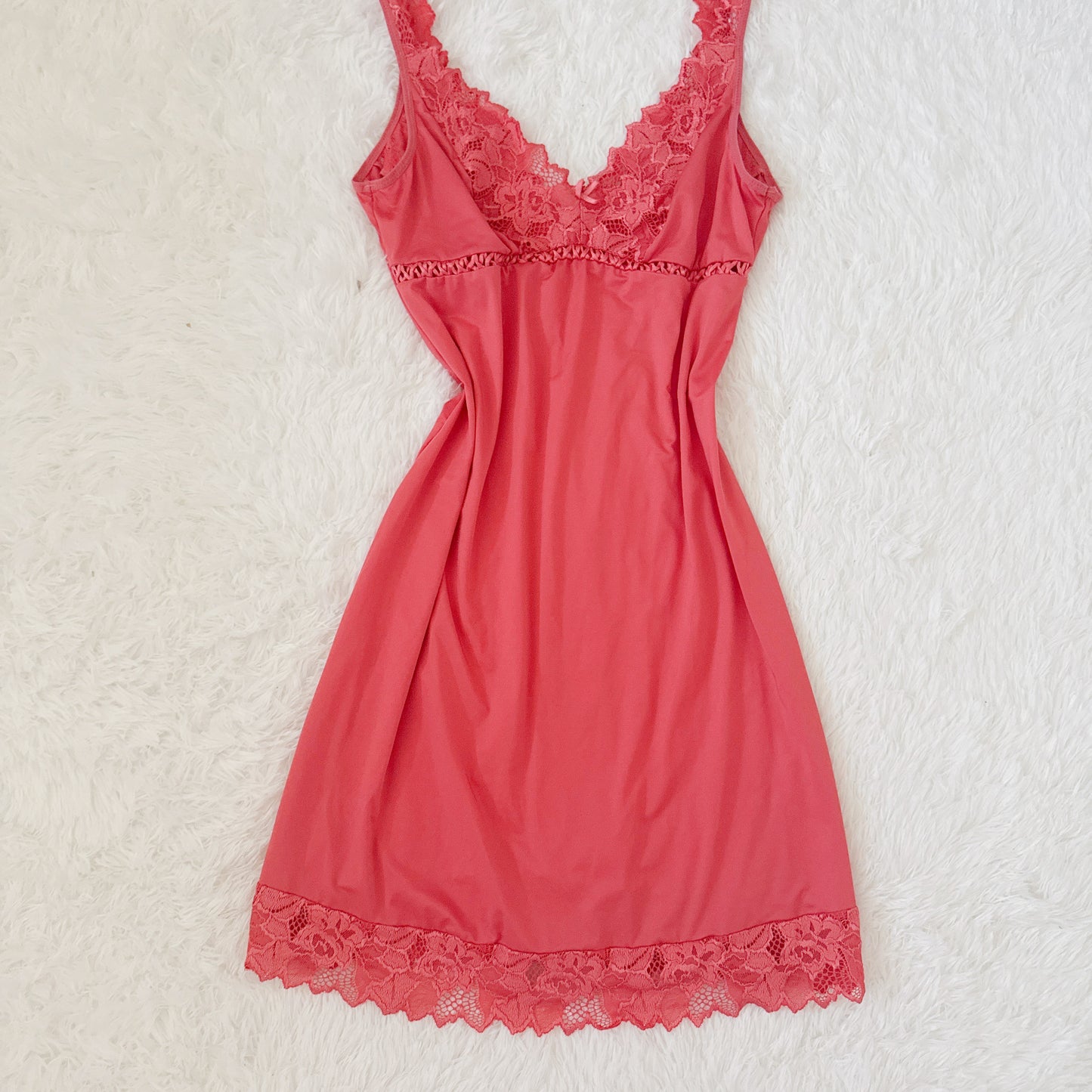 red dragonfruit floral martini slip dress