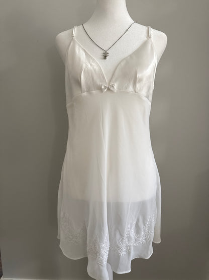 snowberry crystal martini slip dress