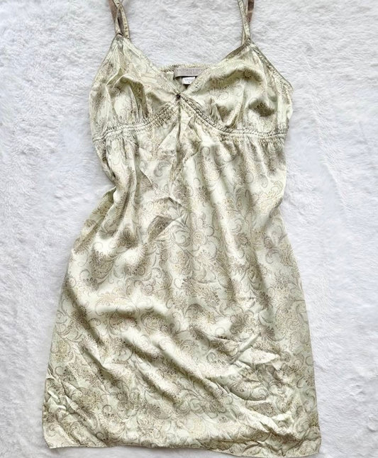 vintage victoria's secret paisley slip dress