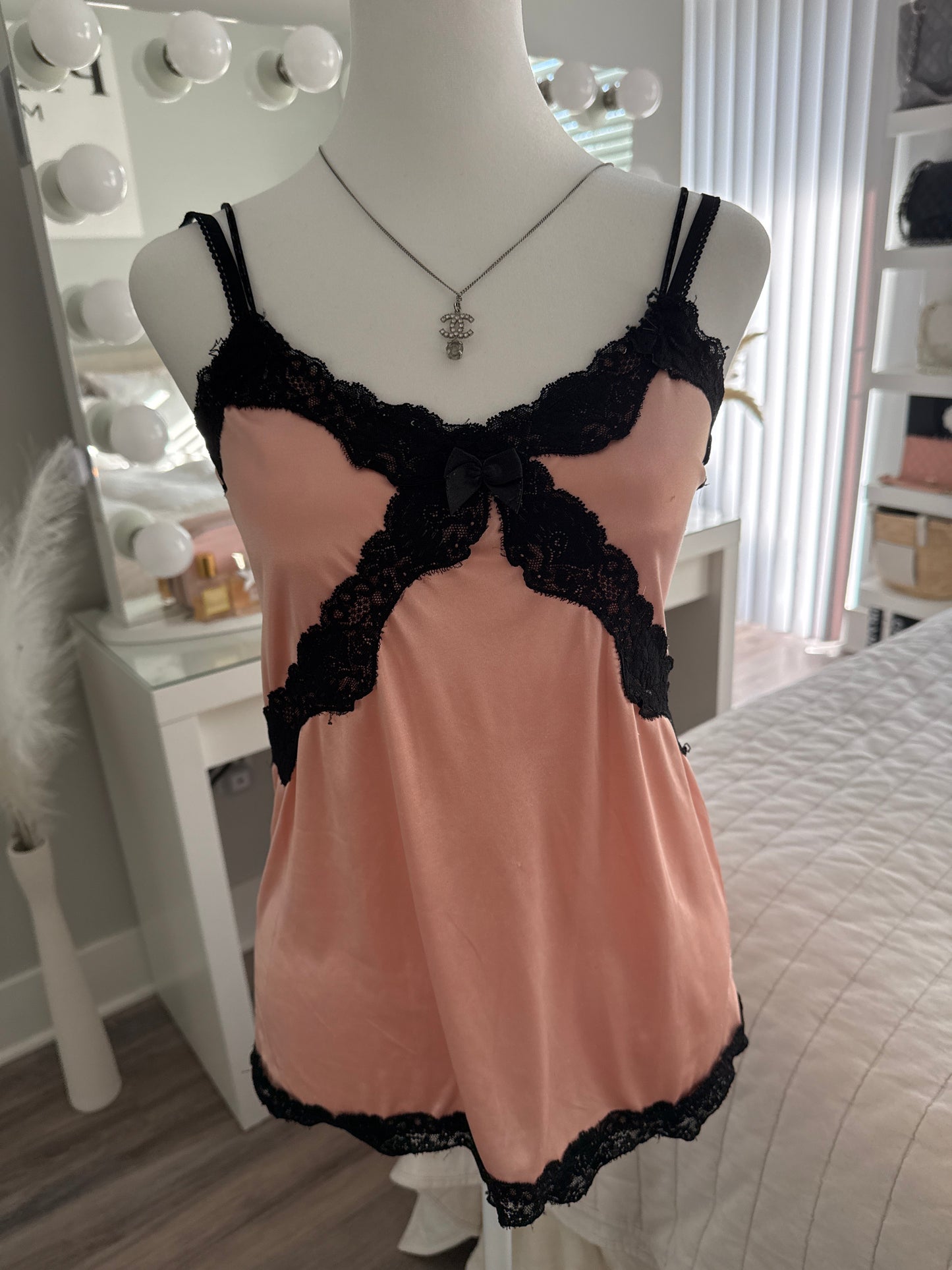 baby pink y2k camisole