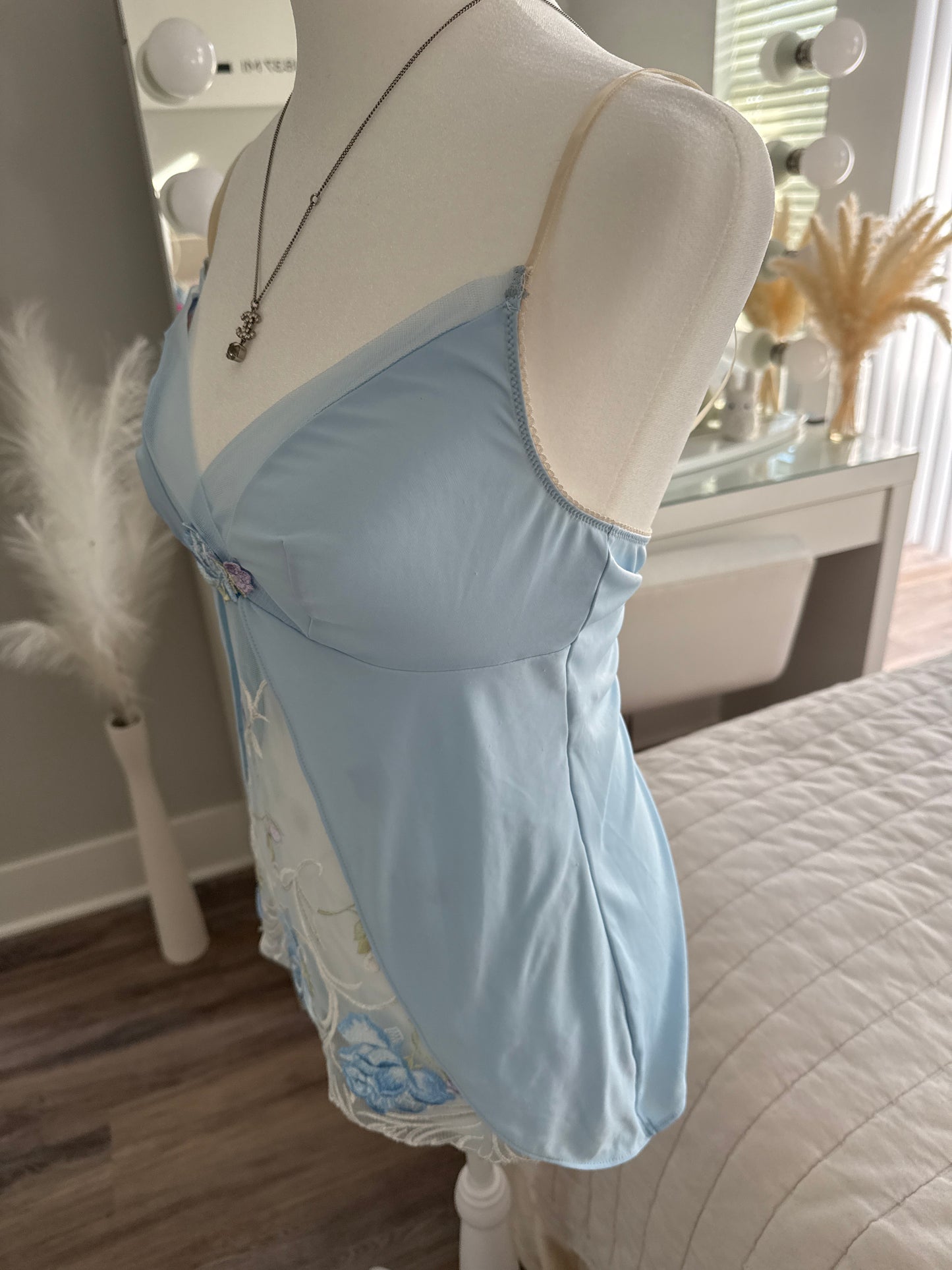 blue raspberry sparkler cocktail camisole