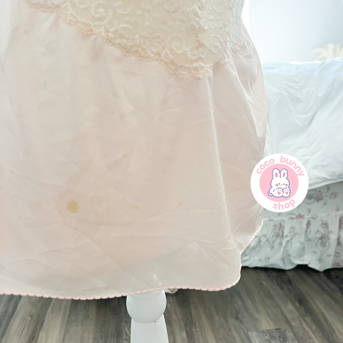 vintage vivien floral lace pink camisole