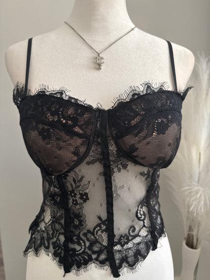 black licorice bellini camisole