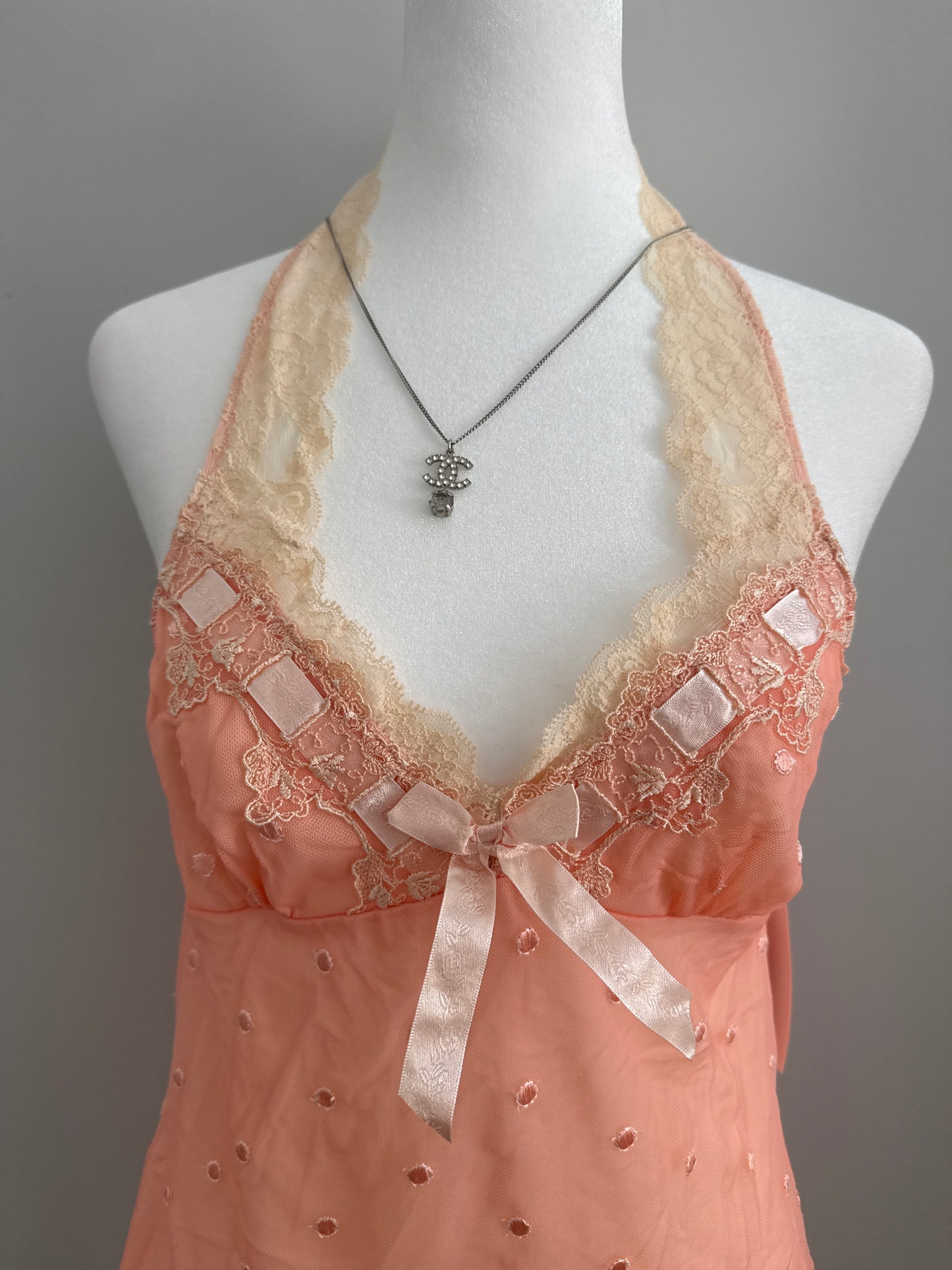 apricot citrus martini slip dress