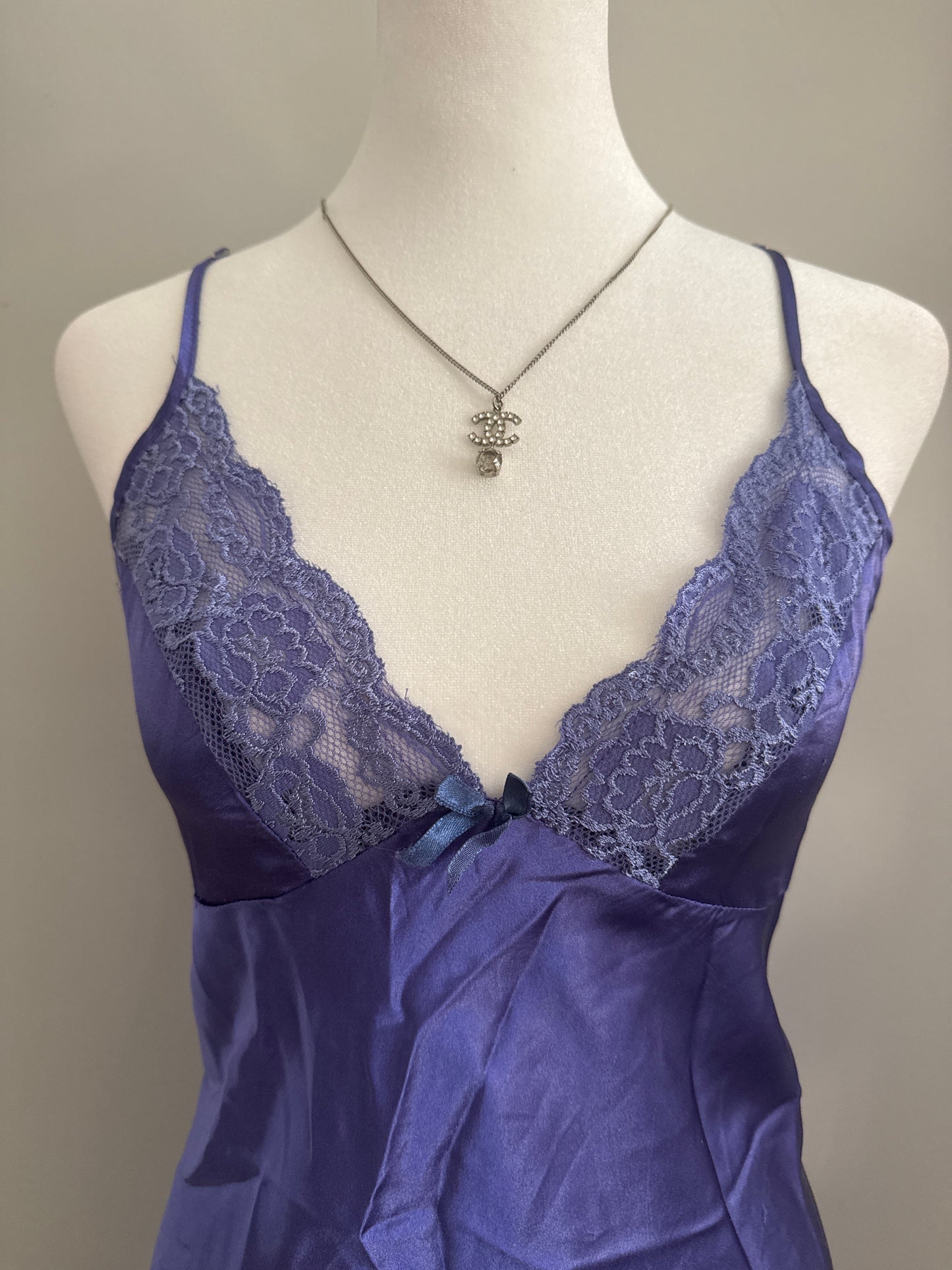 blueberry currant martini slip dress