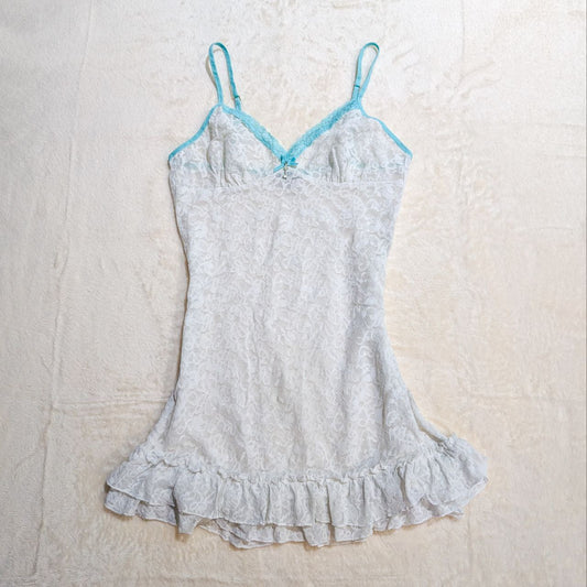 frosted lychee fizz slip dress