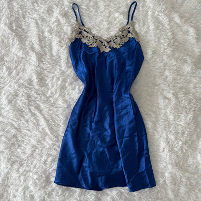 blueberry mint manhattan slip dress