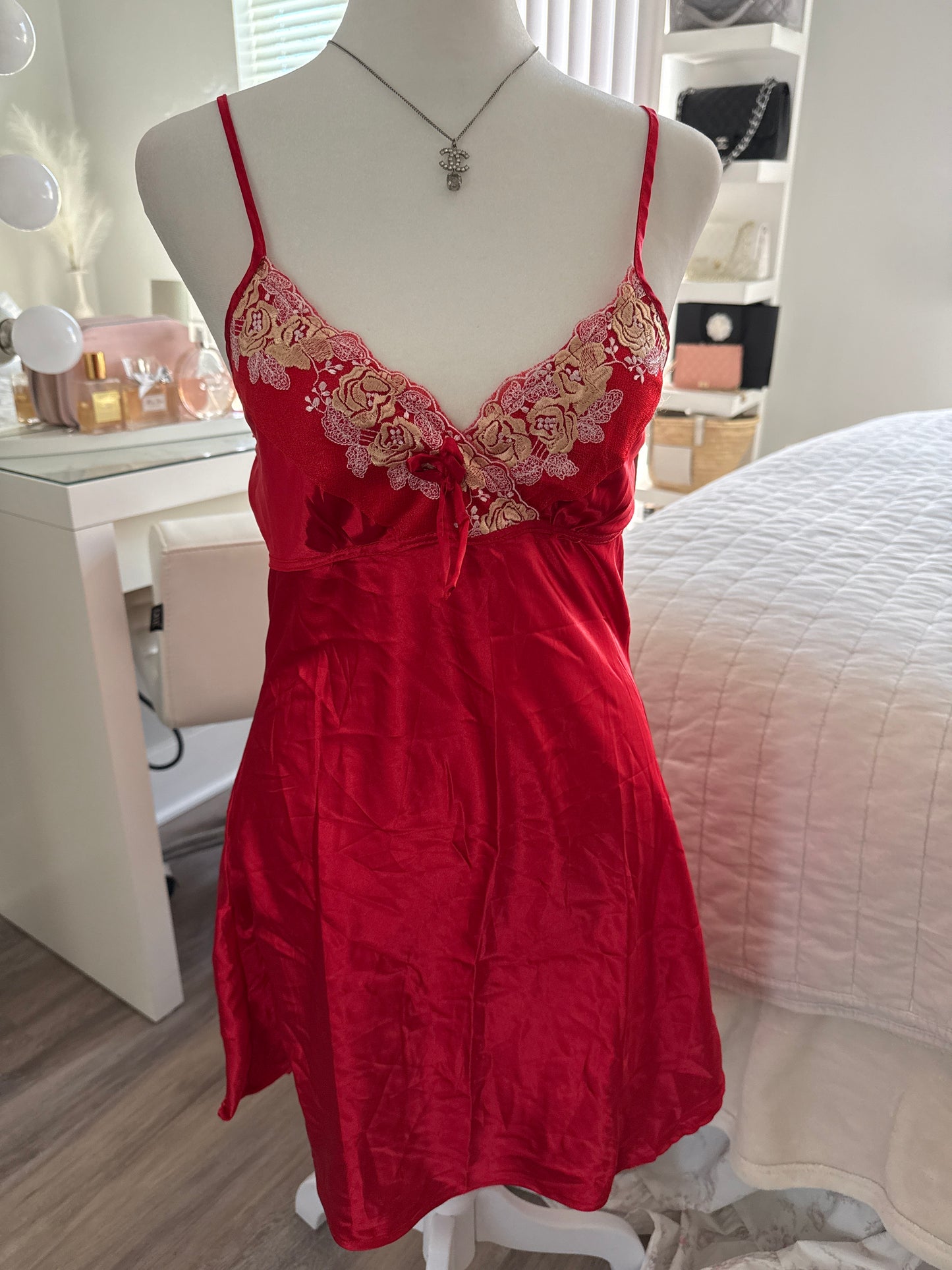 year of the dragon cocktail slip dress