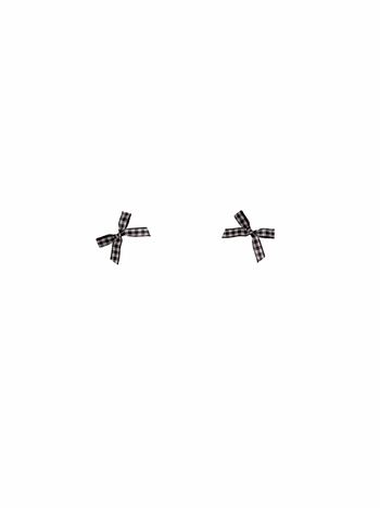 two bows on ears / black