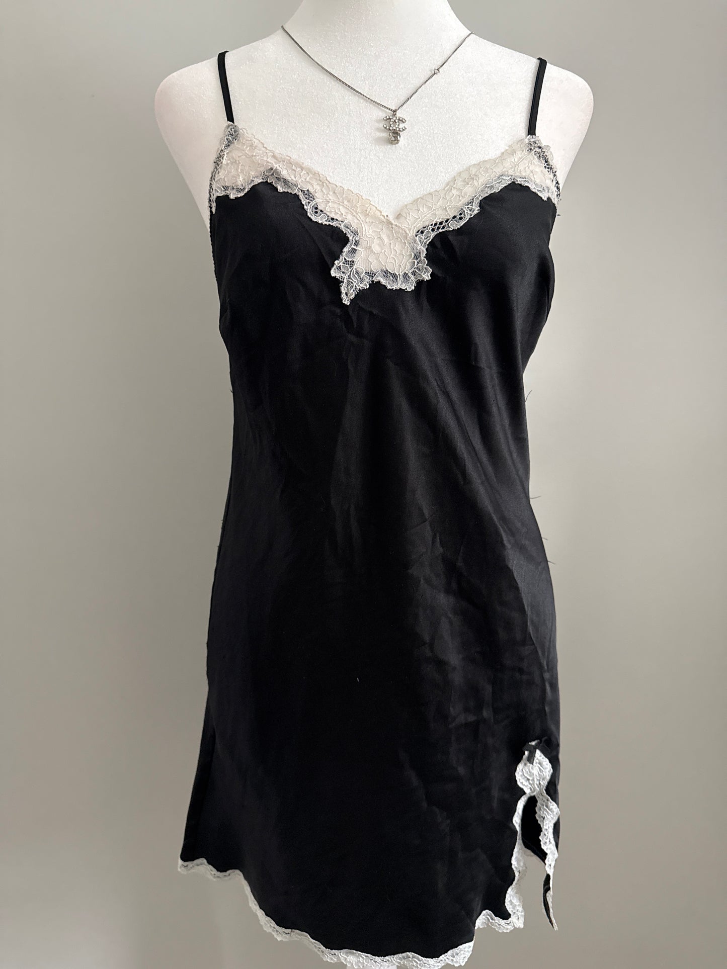 midnight martini cocktail slip dress