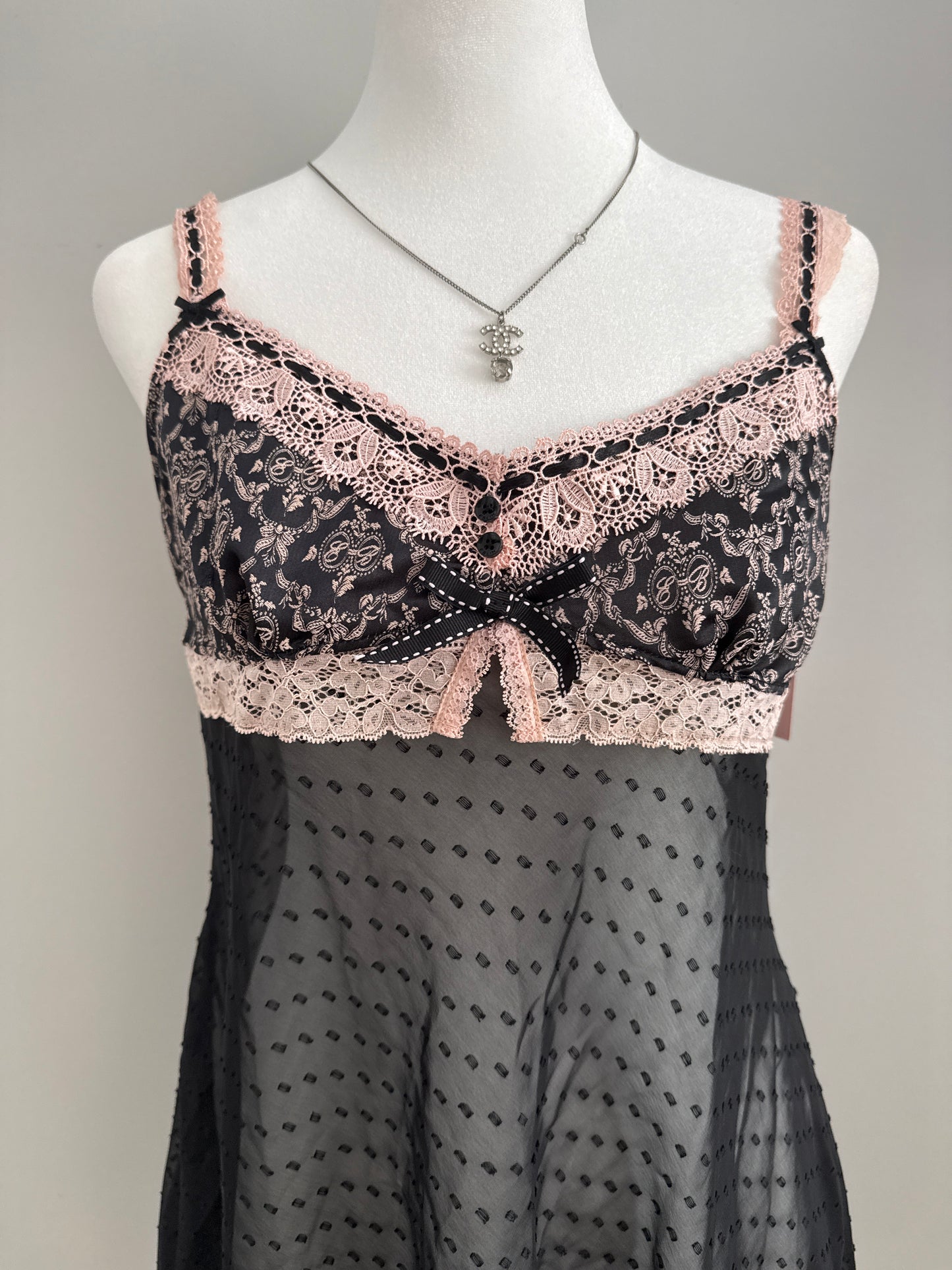 pink peppermint spice martini slip dress