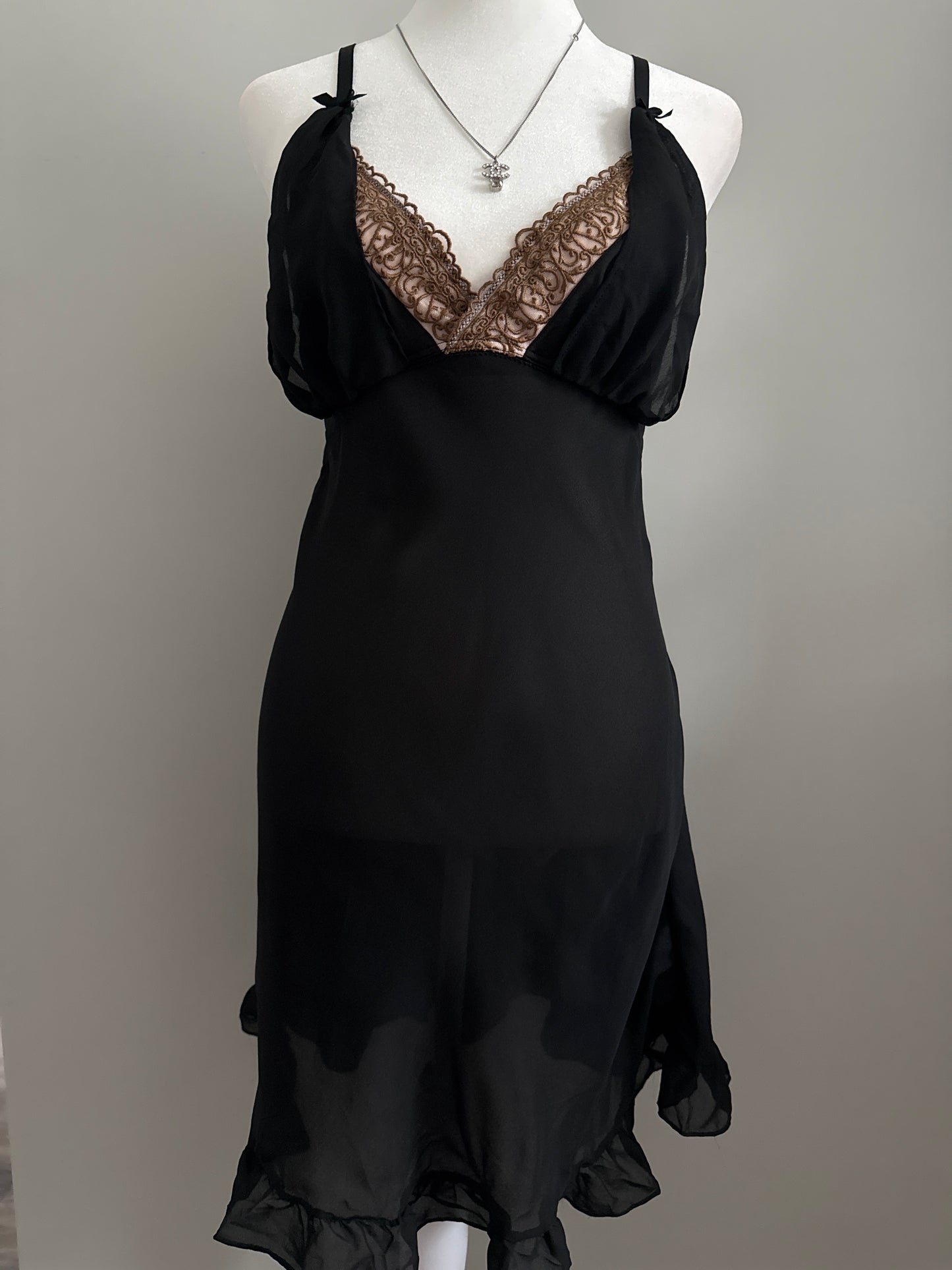 black dahlia cocktail slip dress