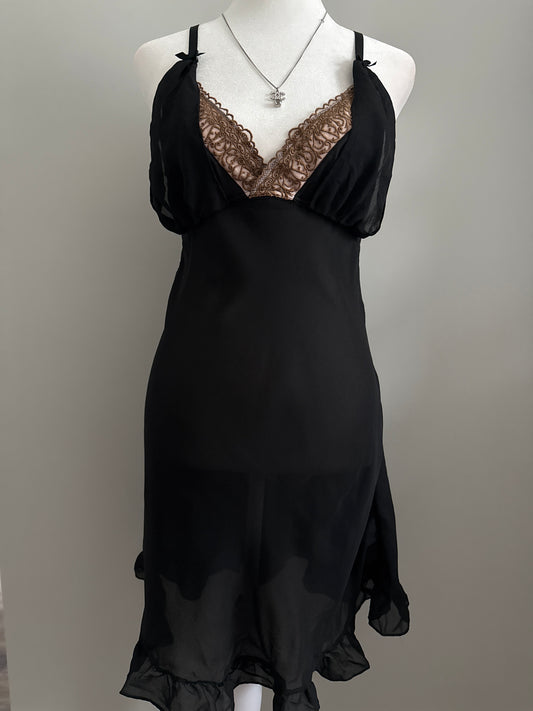 black dahlia cocktail slip dress