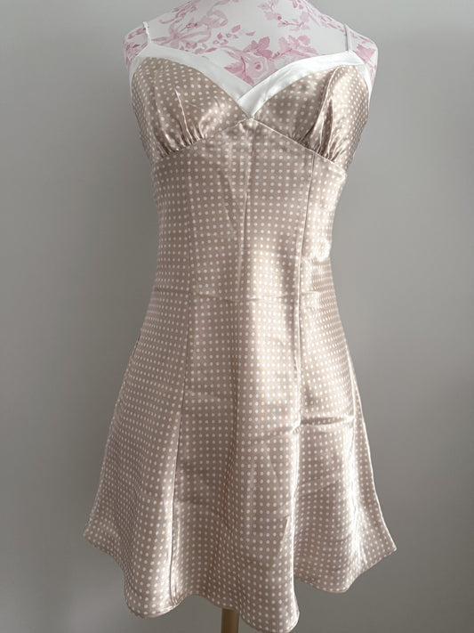 blush berry sangria slip dress