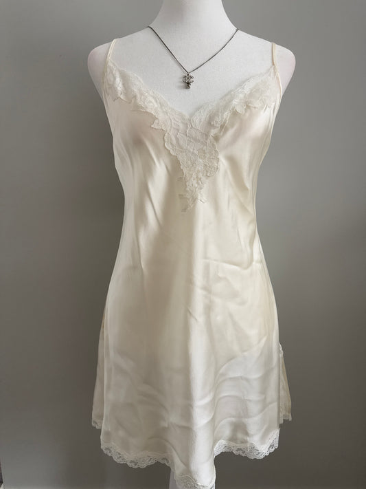 vanilla cloud martini slip dress