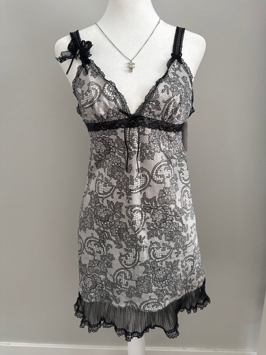 blackberry malt cocktail slip dress