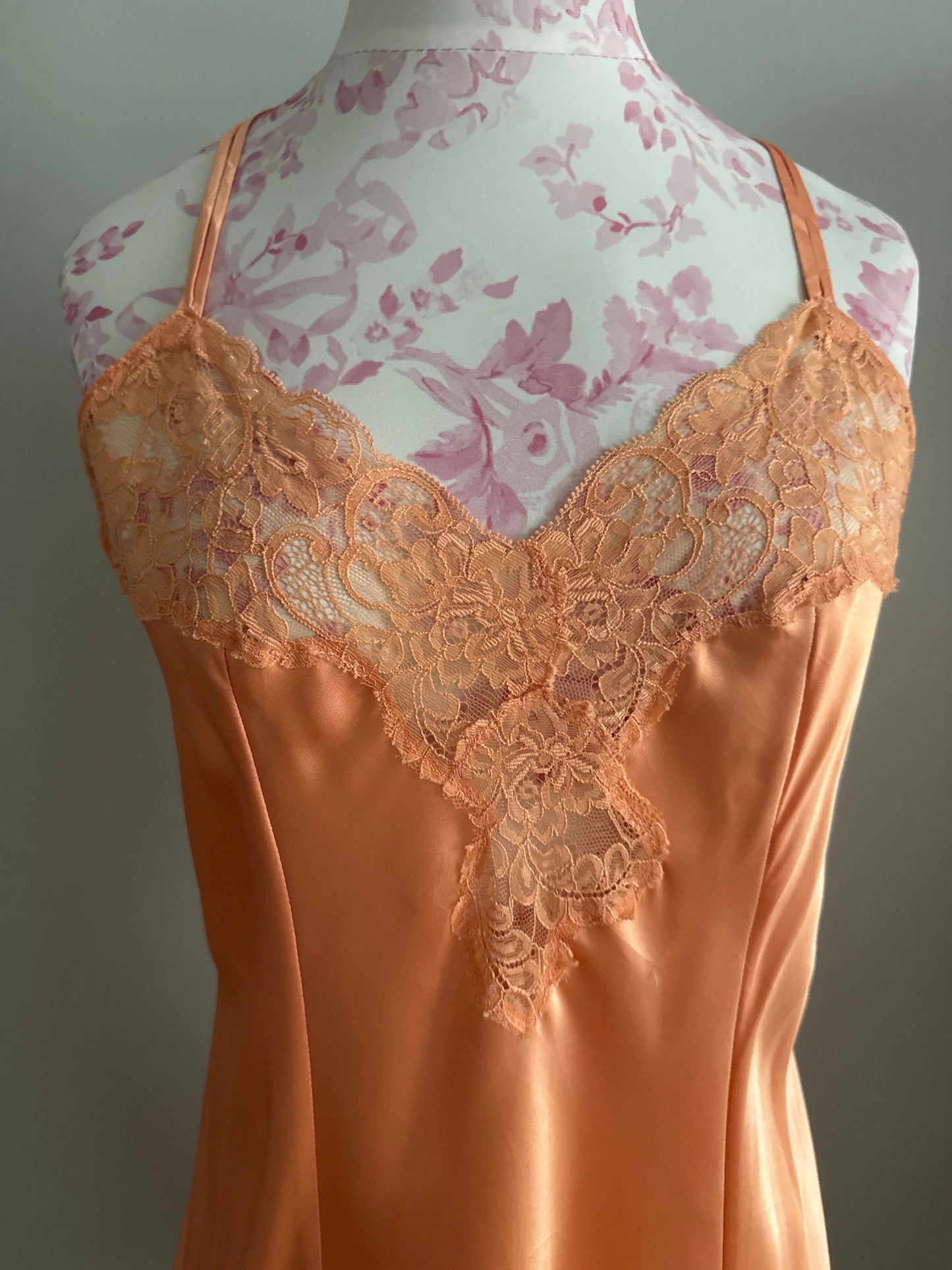 papaya coral bellini cocktail slip dress