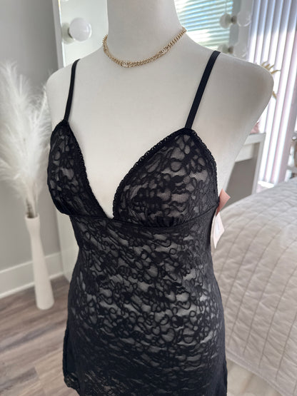 victoria’s secret obsidian old fashioned slip dress