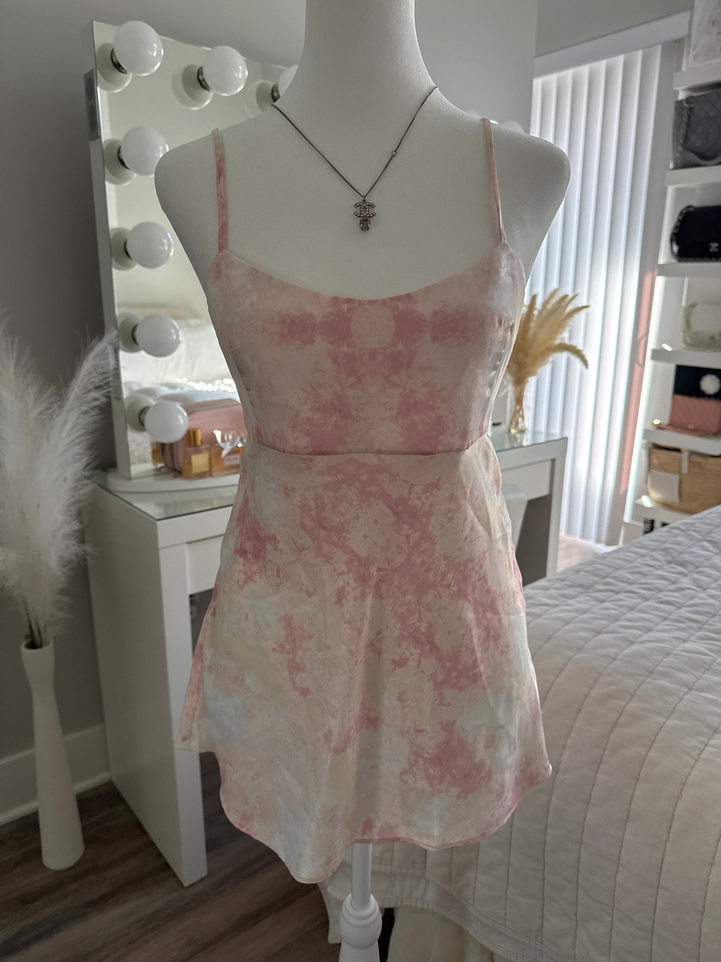 spiked pink coconut milk latte camisole
