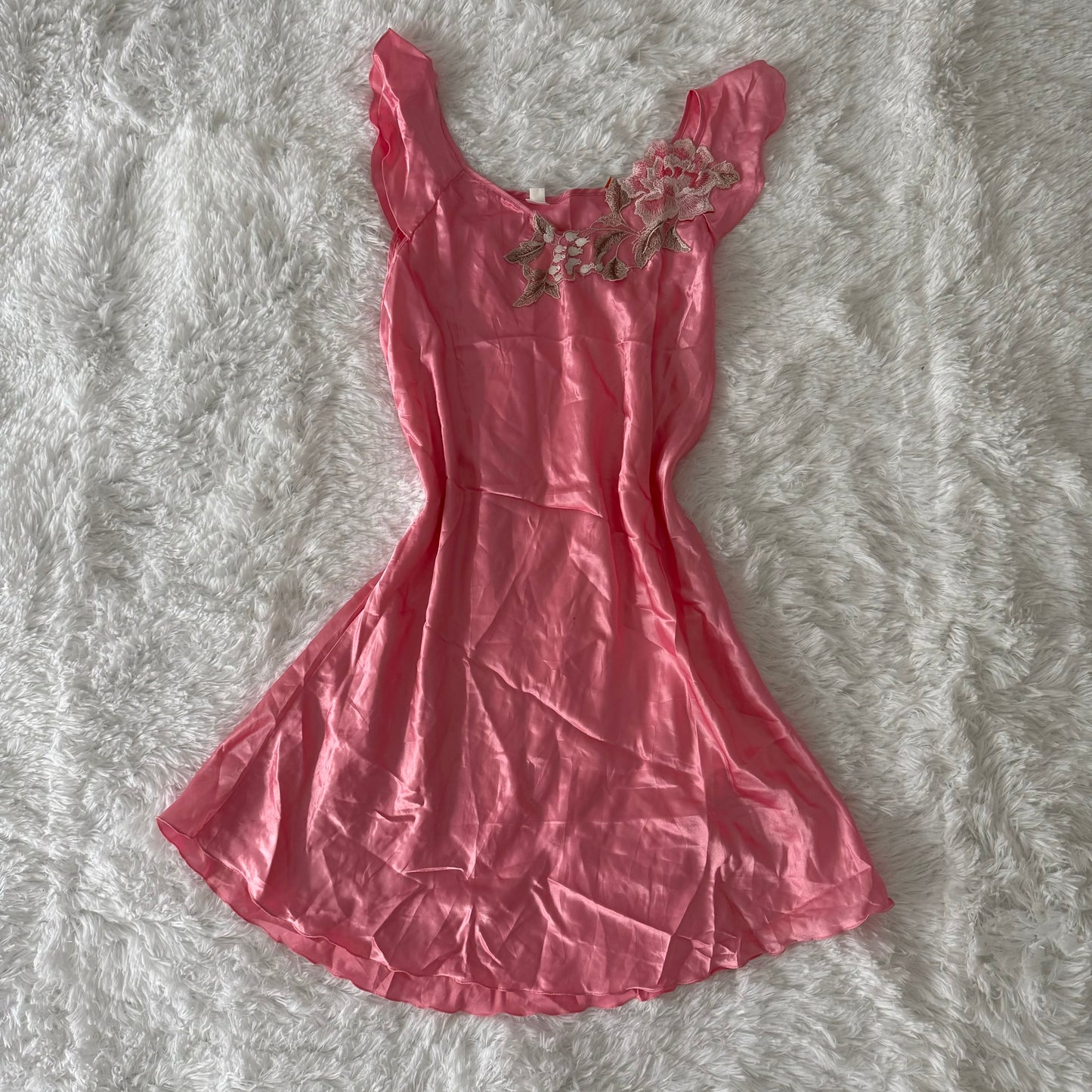 pink rhubarb rum punch slip dress