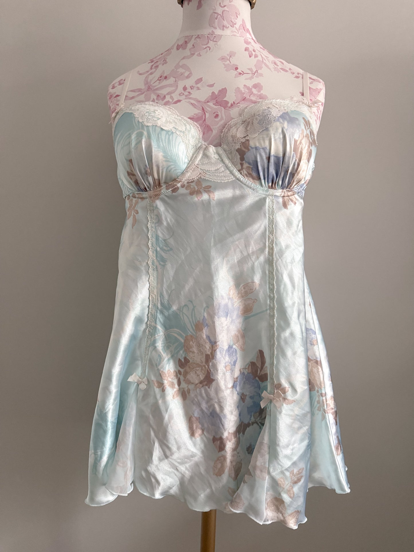 violet cream liqueur cocktail slip dress