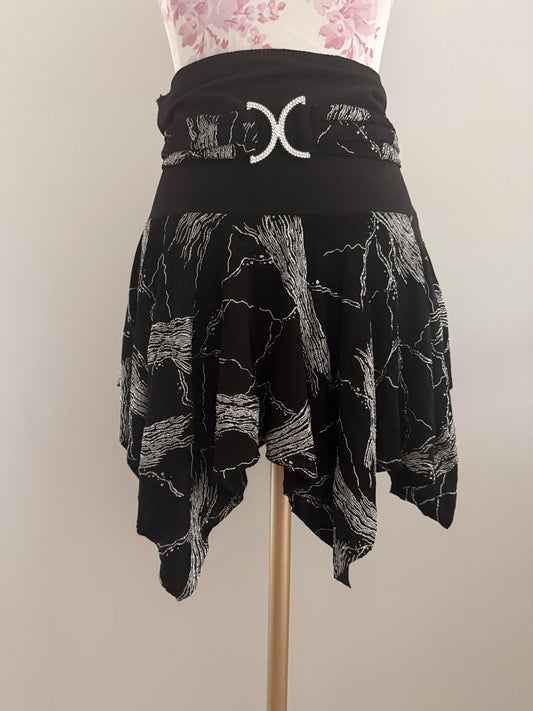 dark chocolate splash cocktail skirt