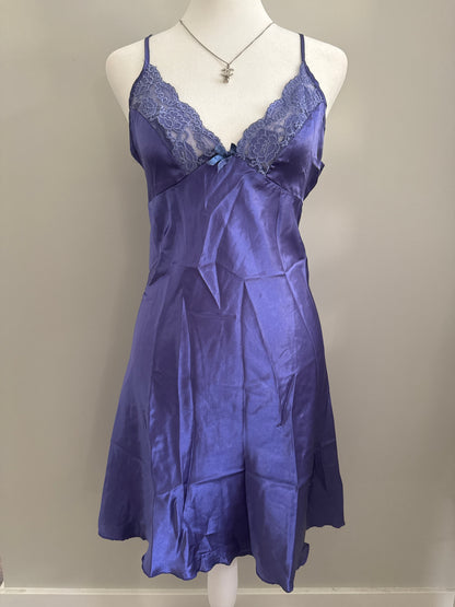 blueberry currant martini slip dress