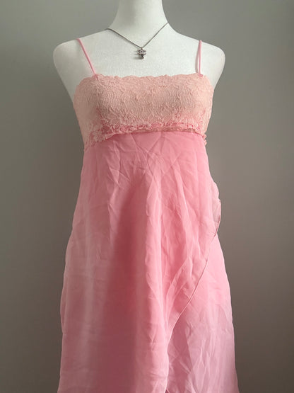pink peony spritz cocktail slip dress