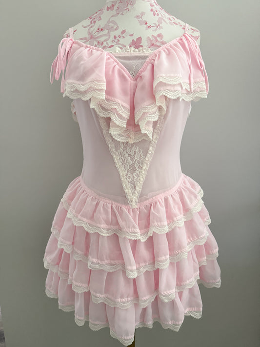 sugar berry twist martini ruffle dress