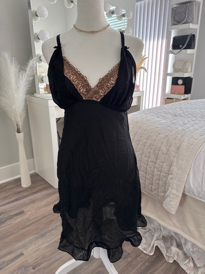 black dahlia cocktail slip dress