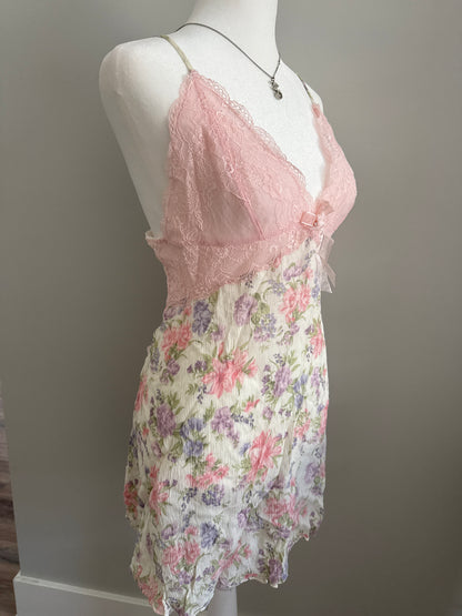 floral lemonade refresher slip dress