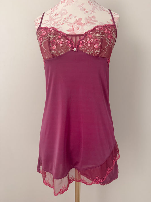 plum dusk ripple martini babydoll