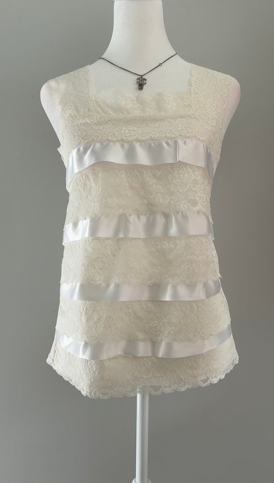white cranberry cosmopolitan camisole