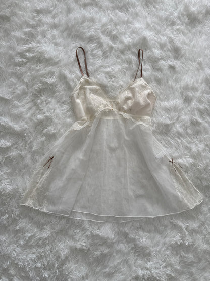 winter white cosmopolitan slip dress