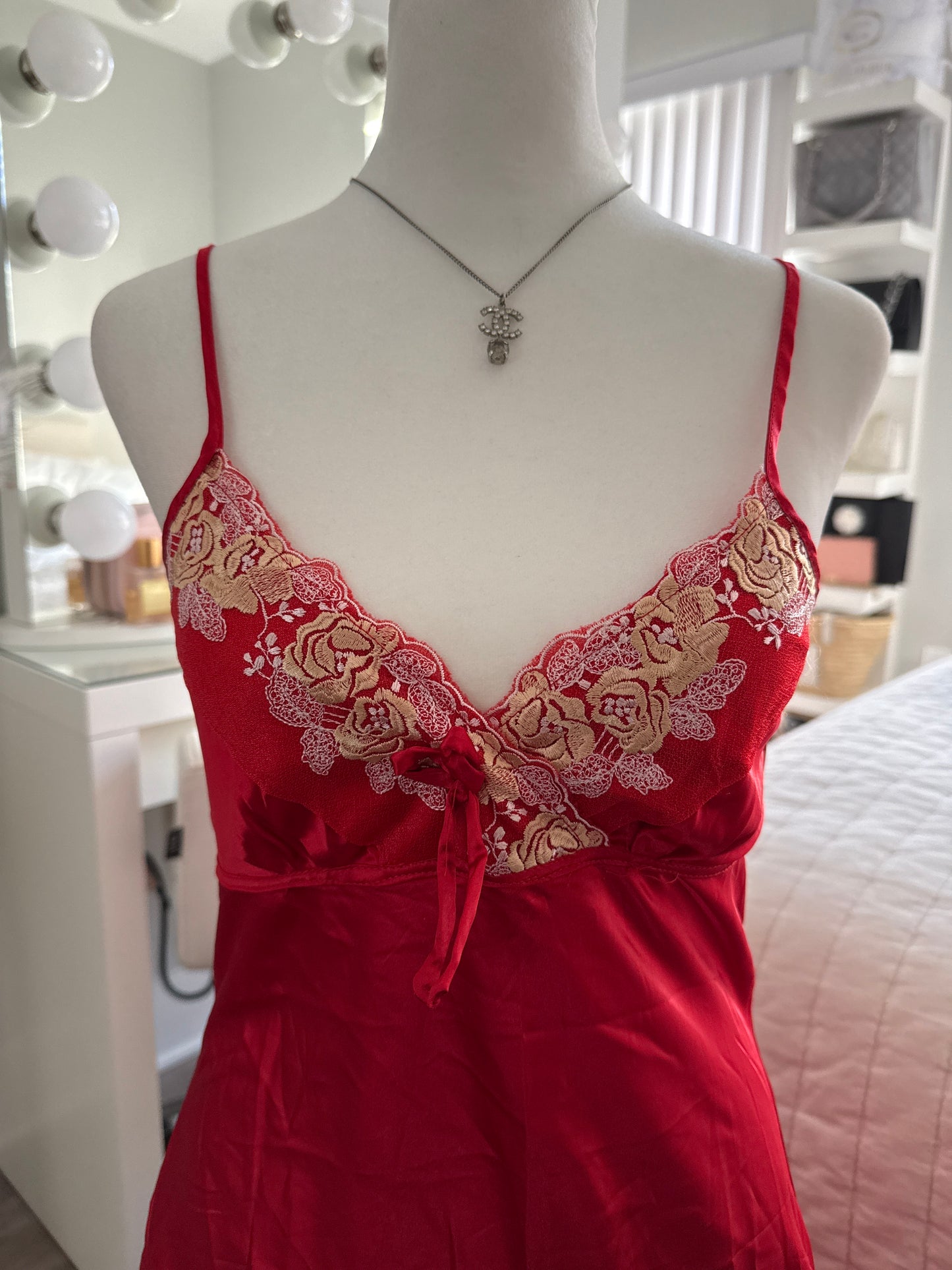 year of the dragon cocktail slip dress