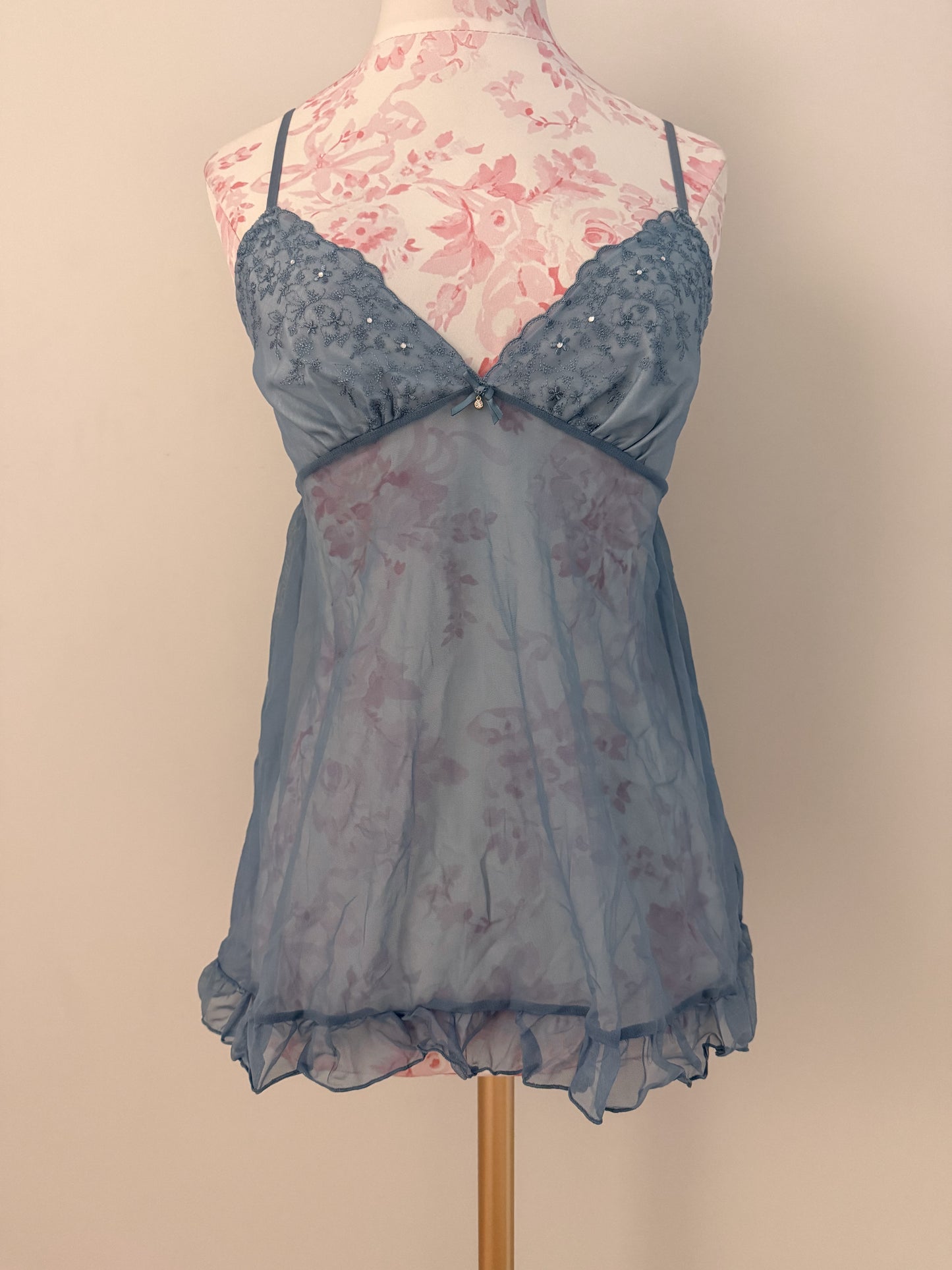 blue petal glaze mojito babydoll