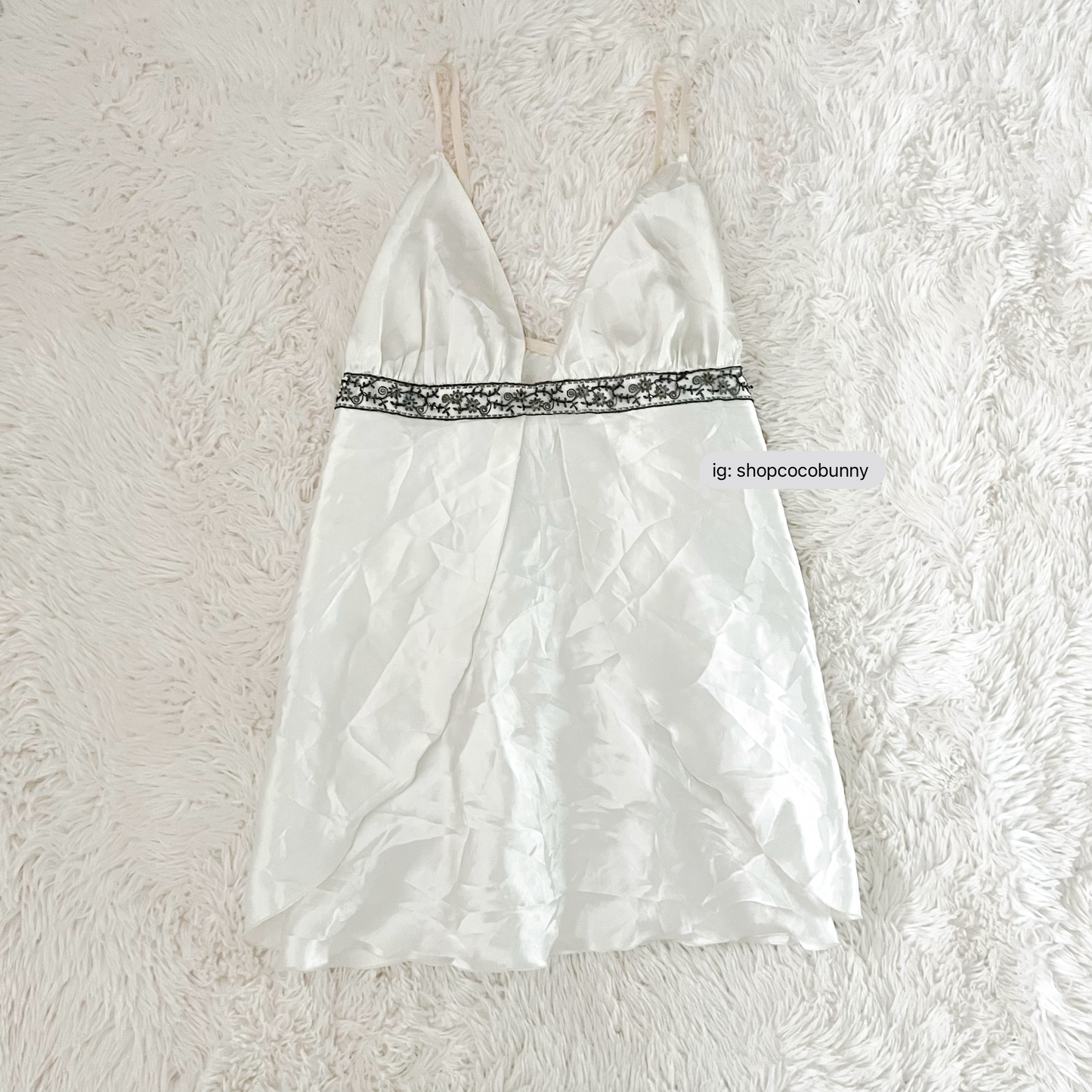 odette white swan slip dress