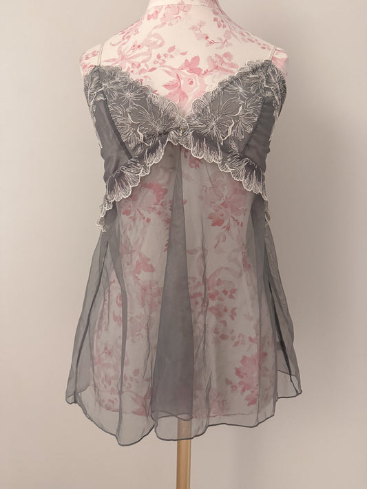 silver frost bloom martini babydoll