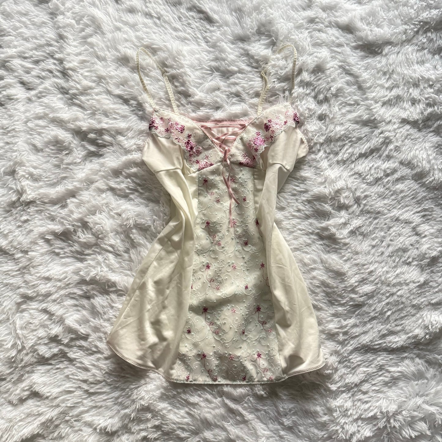 floral green apple martini camisole