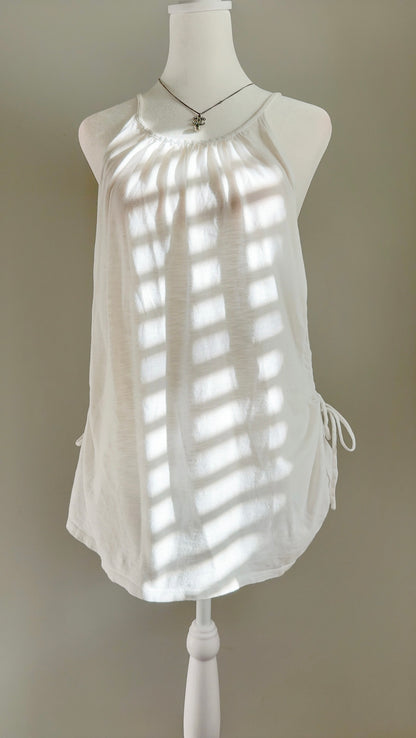 marshmallow wave cocktail swimsuit coverup