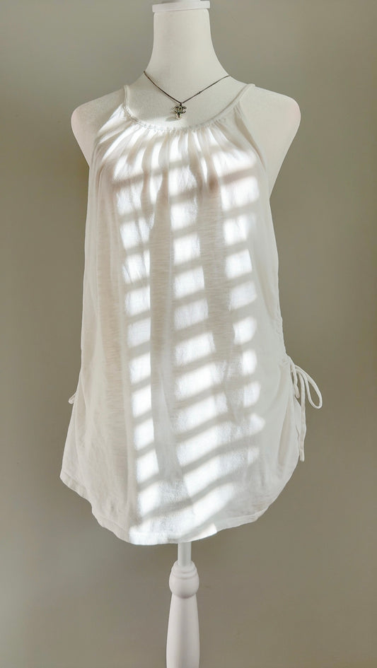 marshmallow wave cocktail swimsuit coverup