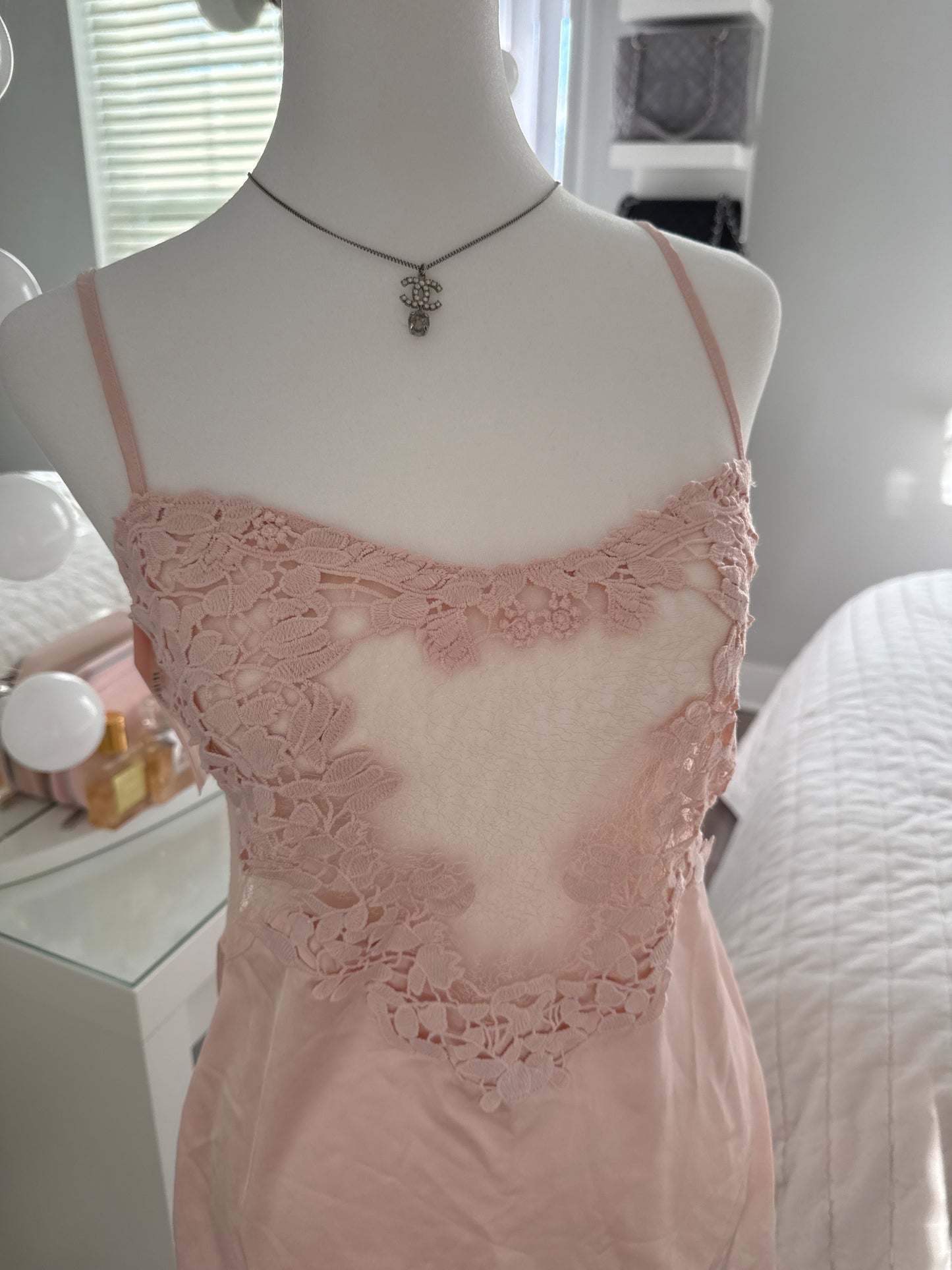 rose petal margarita slip dress