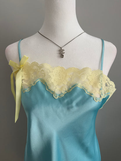 golden wave rum punch slip dress