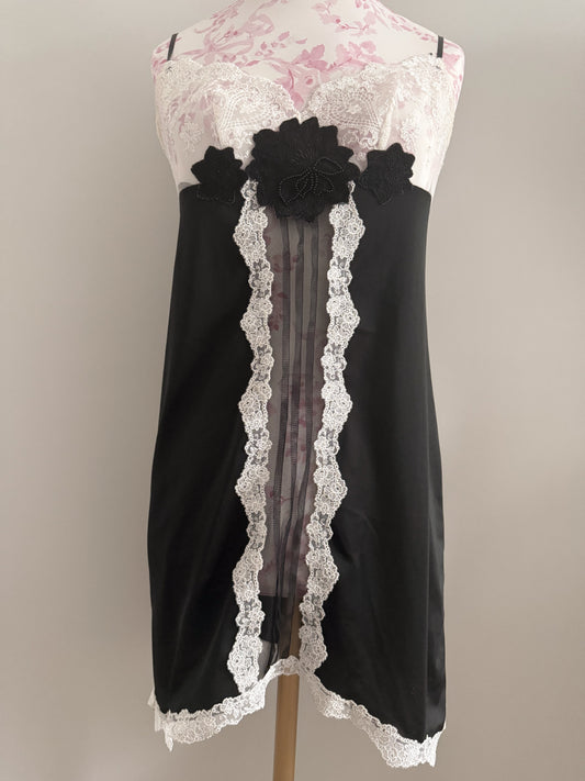 juniper night bloom cocktail slip dress