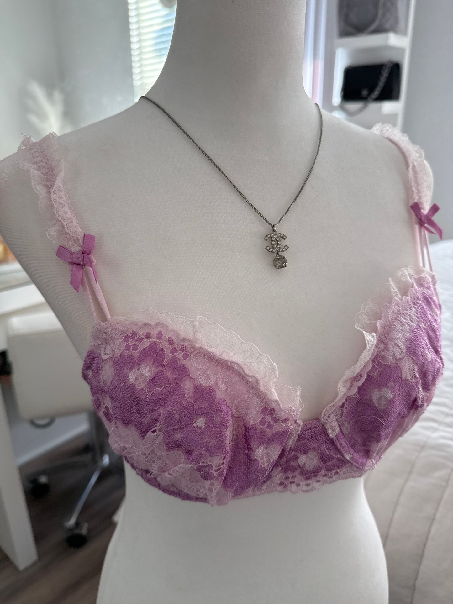 creme de violette cocktail bralette