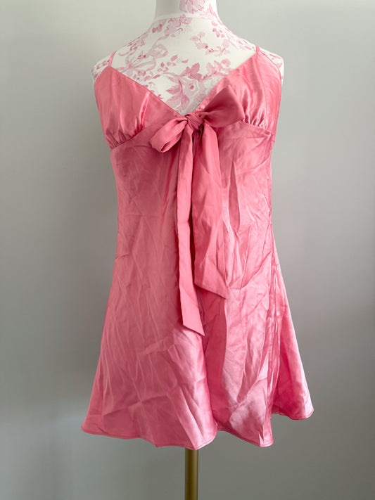 bali dragonfruit glow spritz slip dress