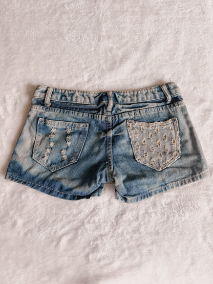 gold cigarette bunny skort